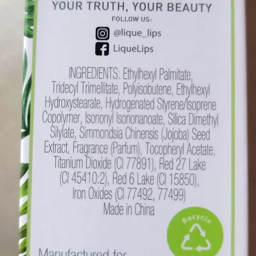 Lique Gloss in HIGH ROLLER Vegan Nourishing Lip Goss